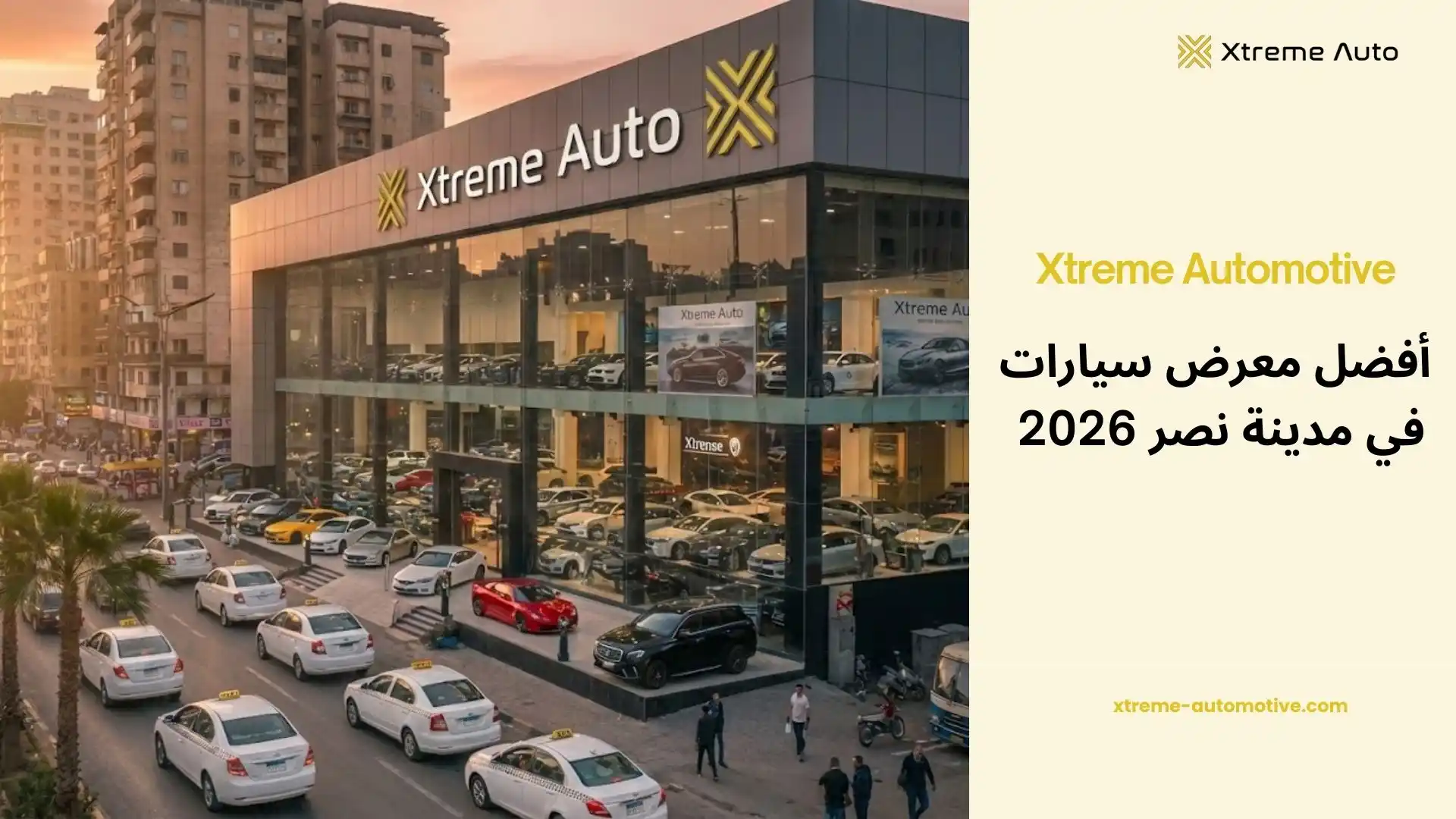 معرض سيارات في مدينة نصر