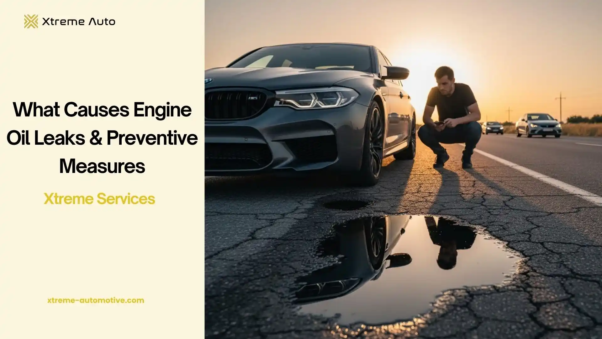 what causes engine oil leaks