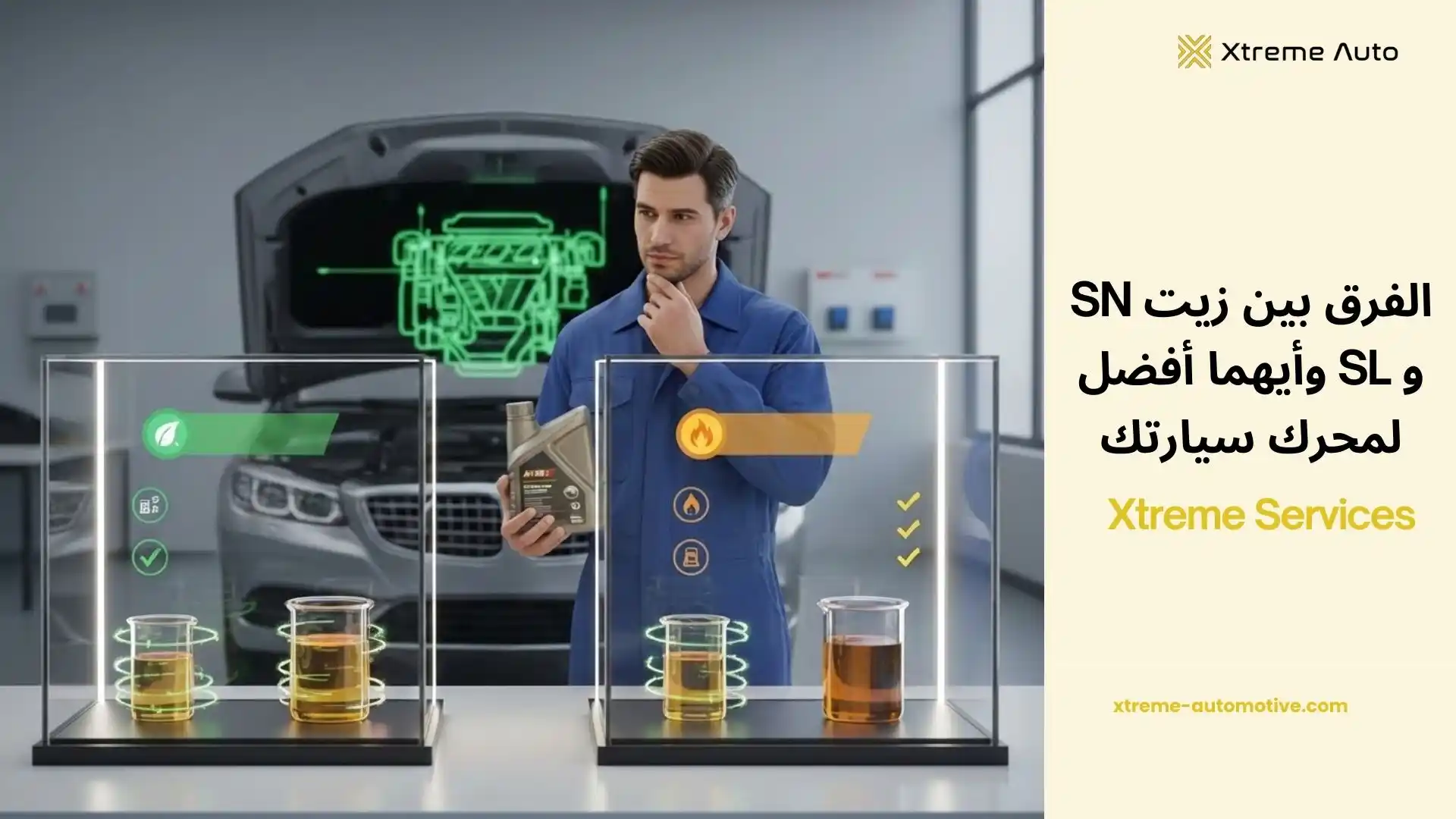الفرق بين زيت sn و sl