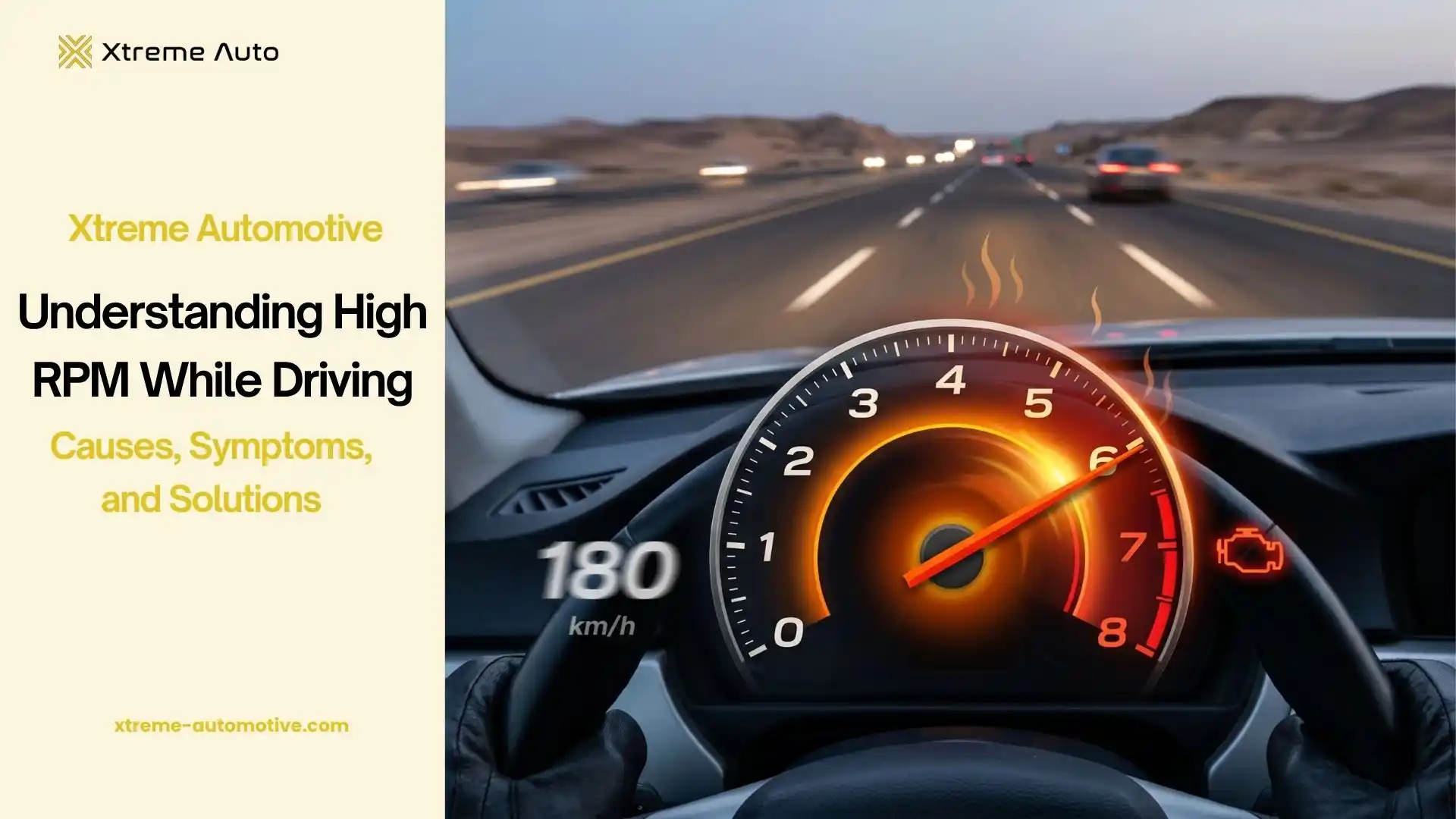 high rpm while driving