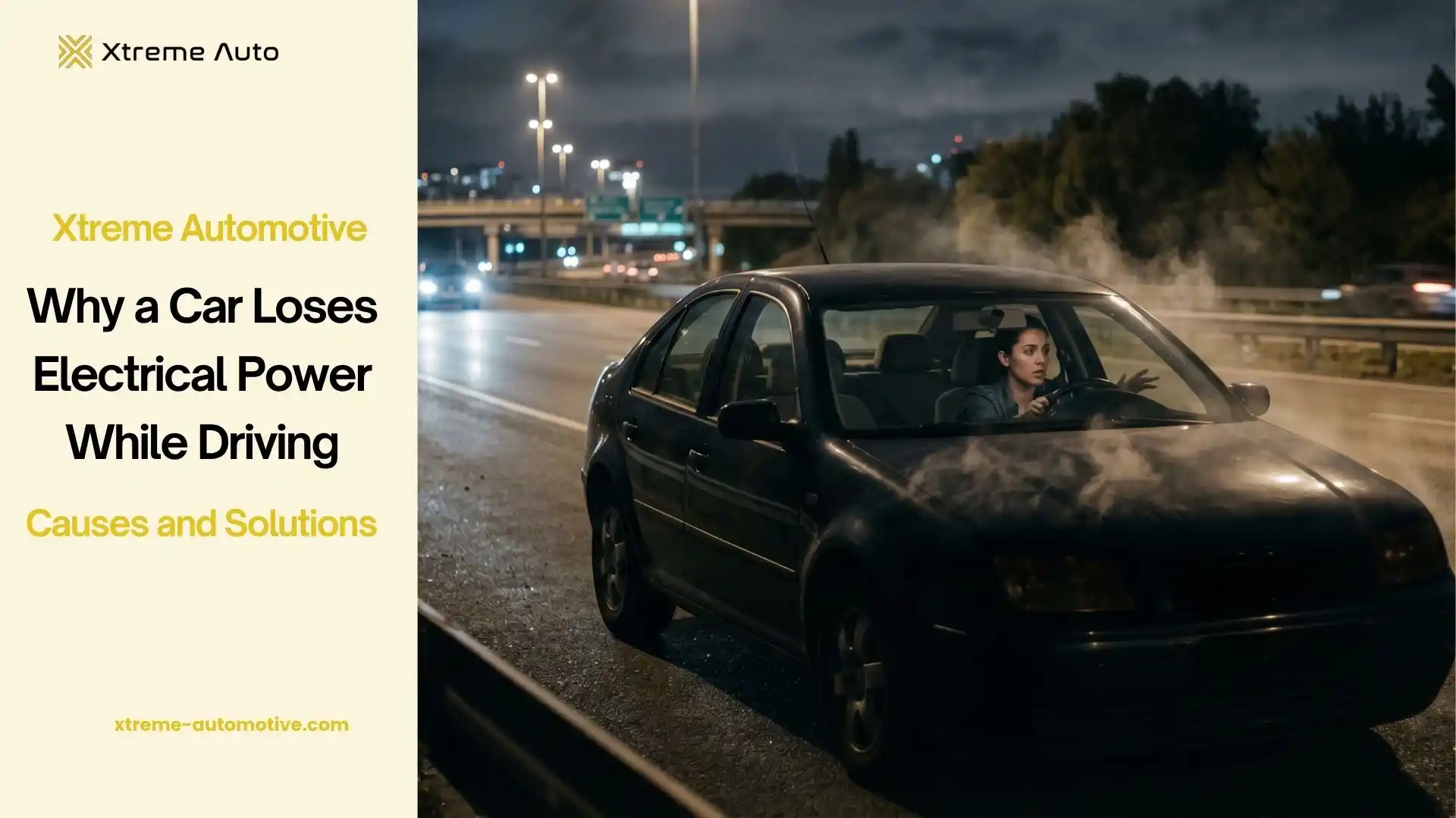 car loses electrical power while driving