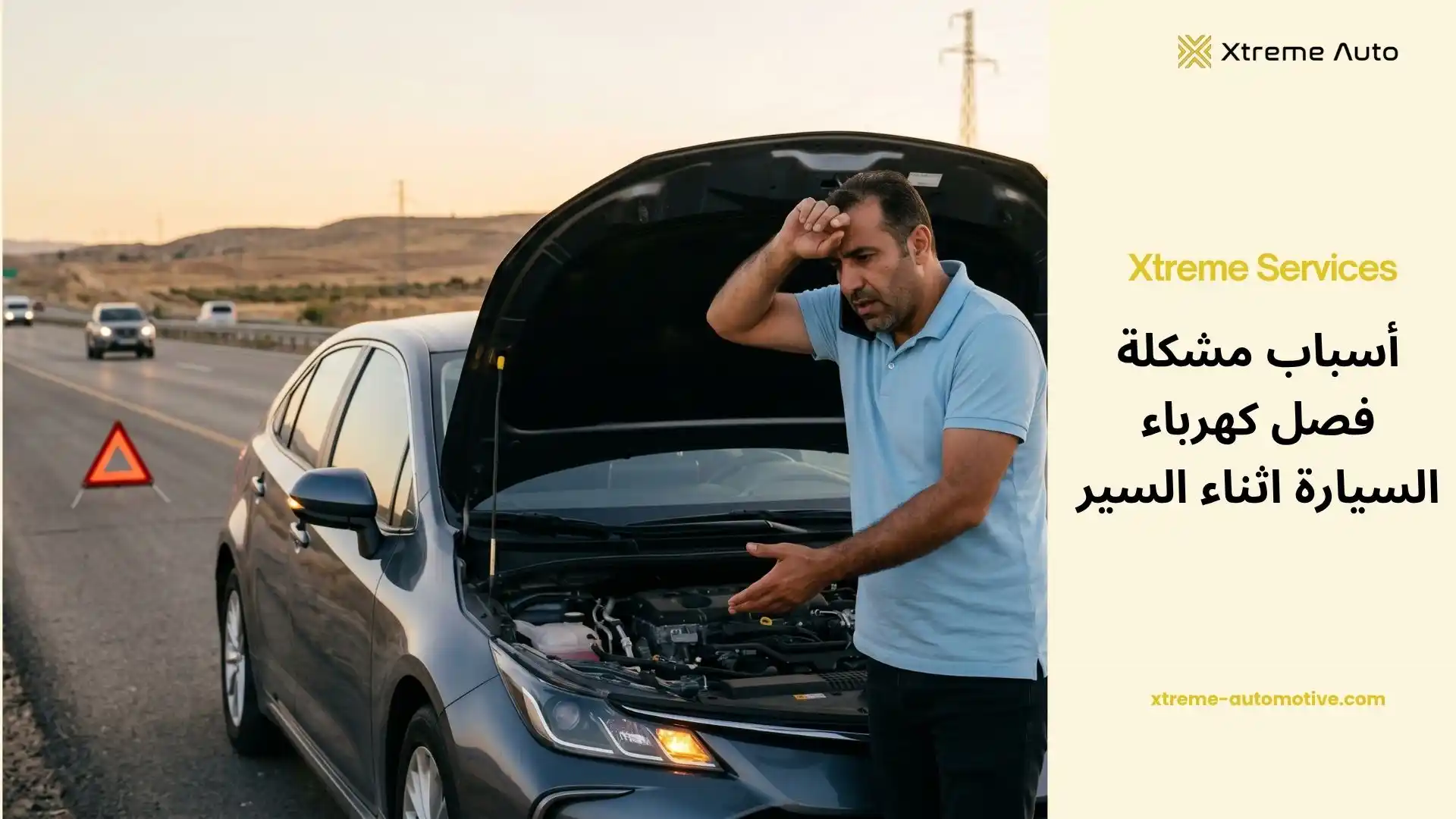 مشكلة فصل كهرباء السيارة اثناء السير
