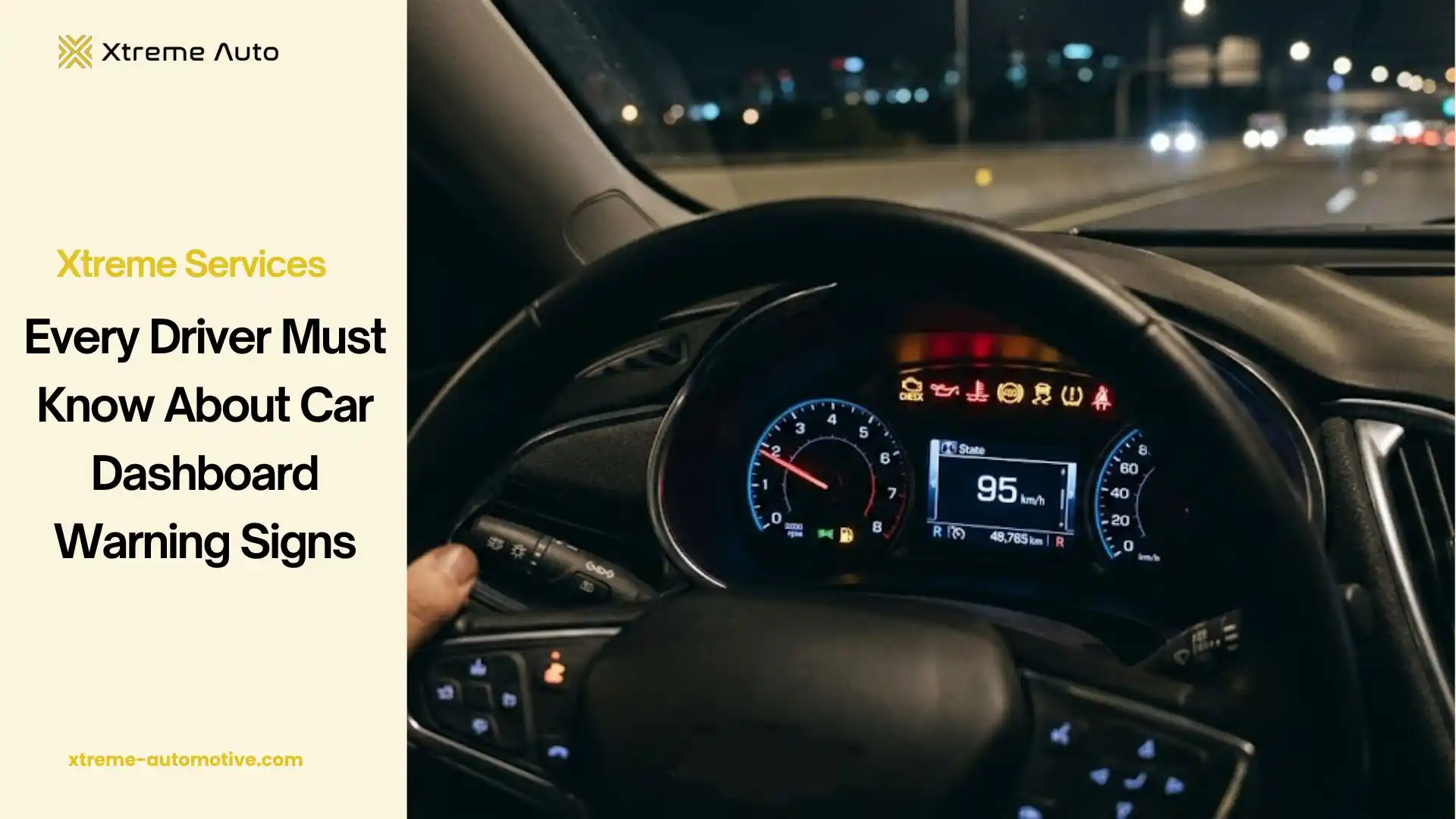 car dashboard warning signs