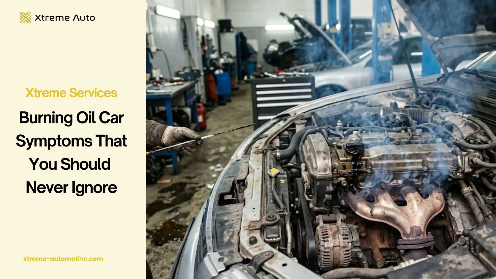 burning oil car symptoms