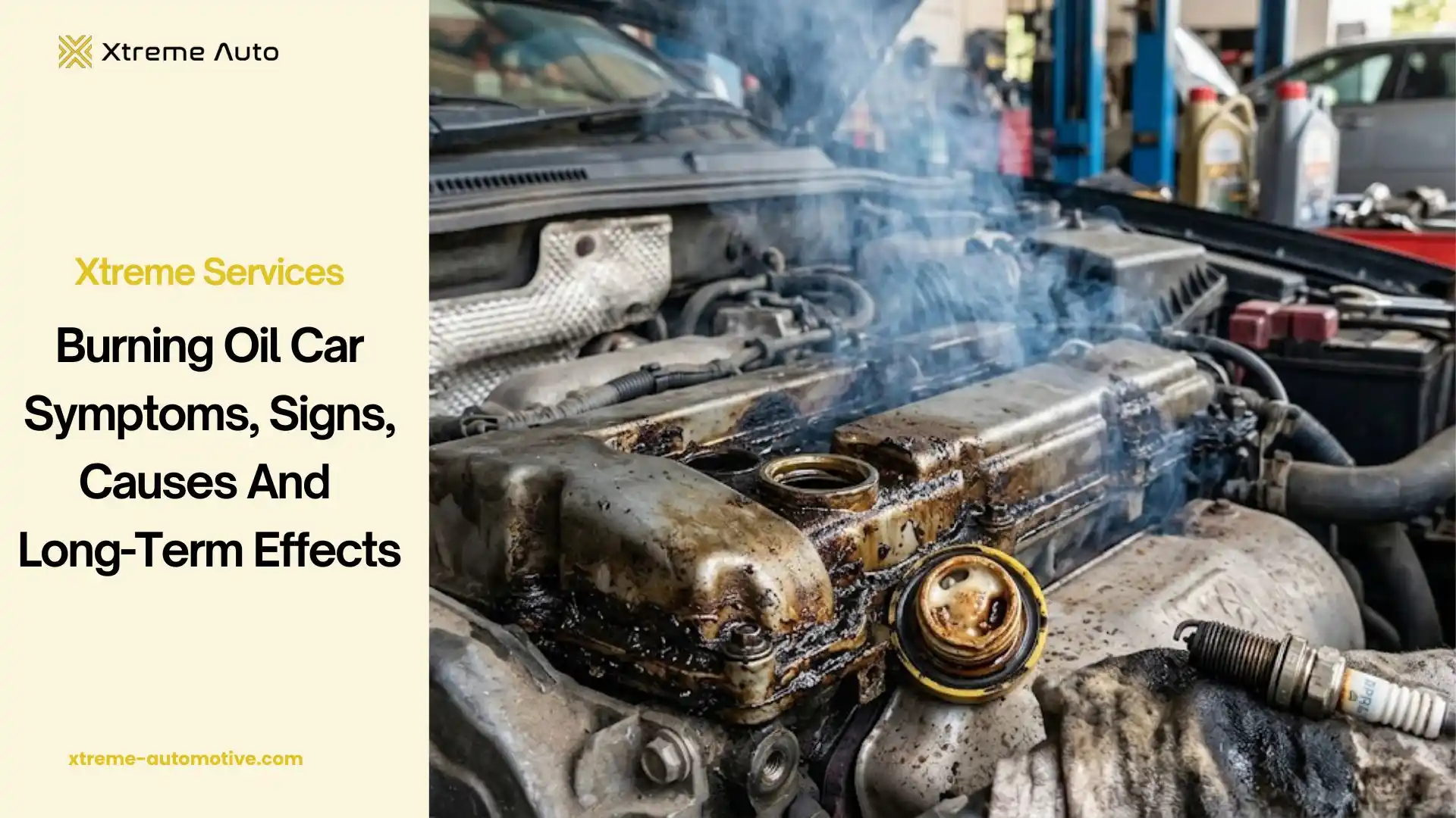 car burning oil fix