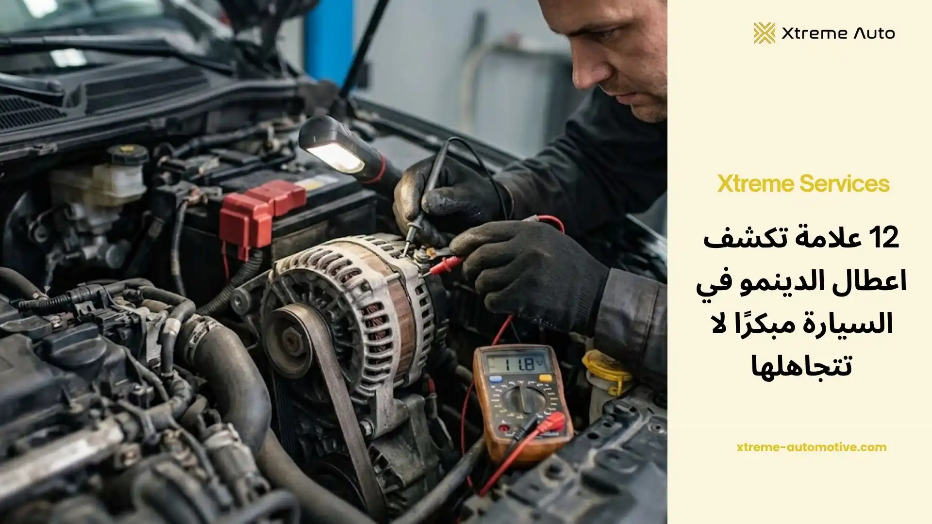 اعطال الدينمو في السيارة