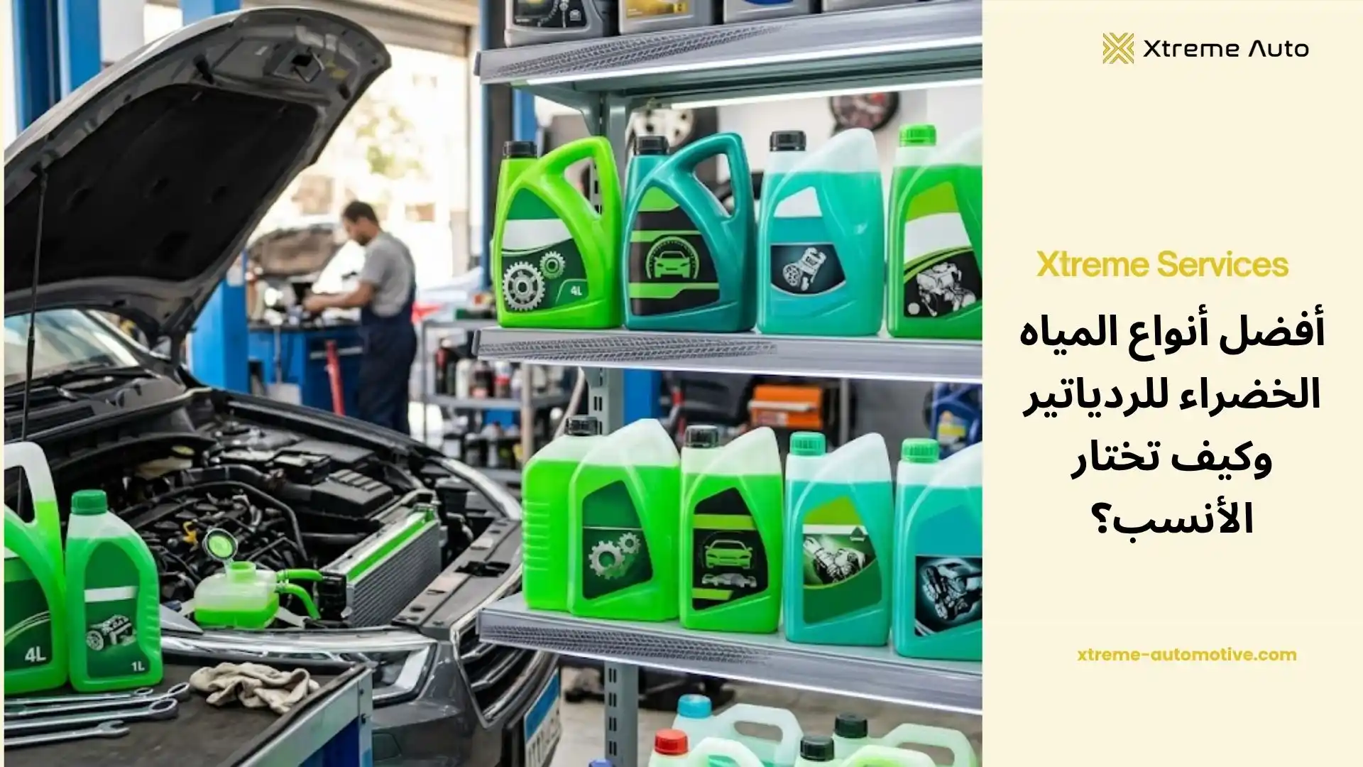 أفضل أنواع المياه الخضراء للردياتير
