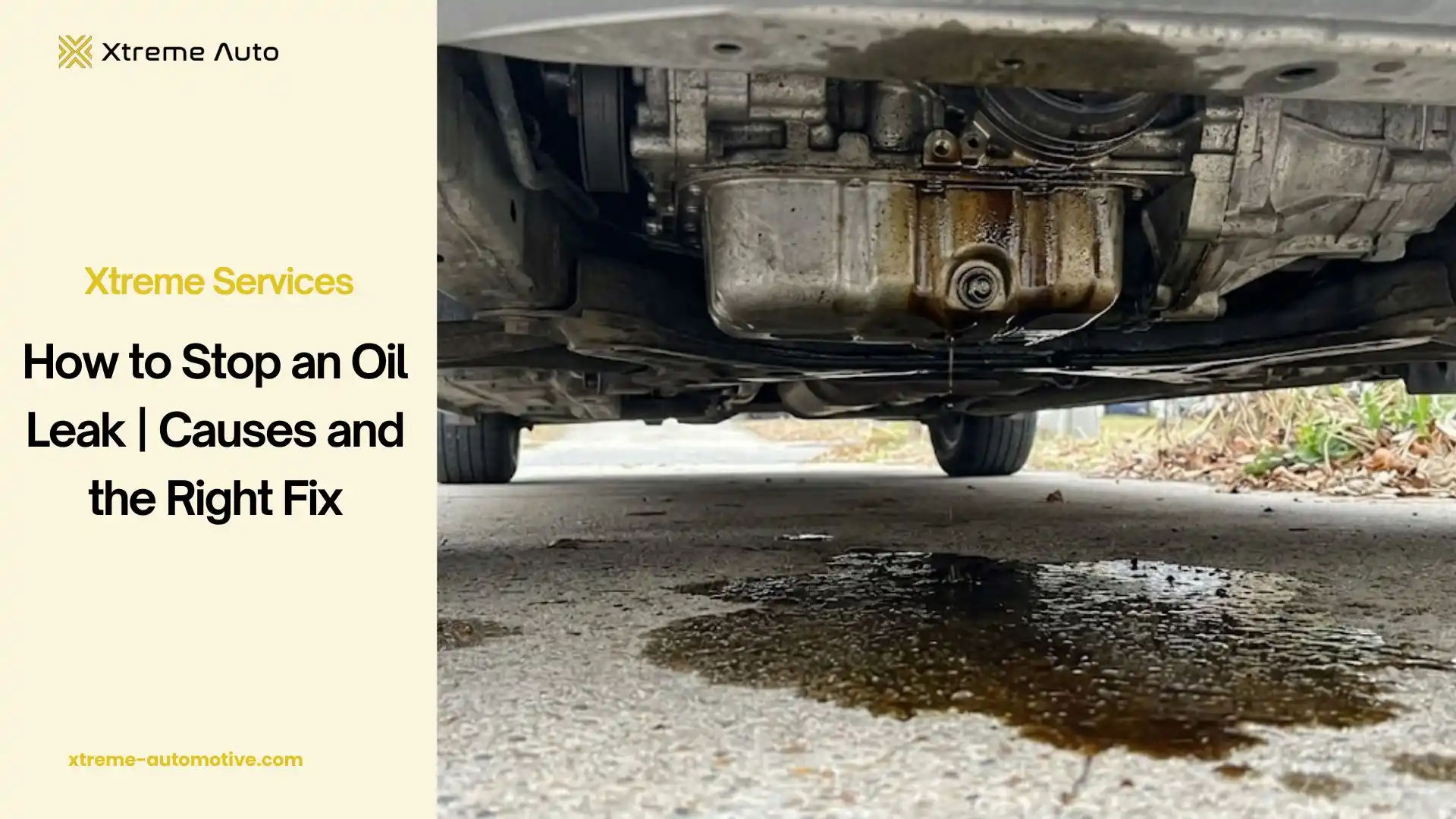 how to stop an oil leak