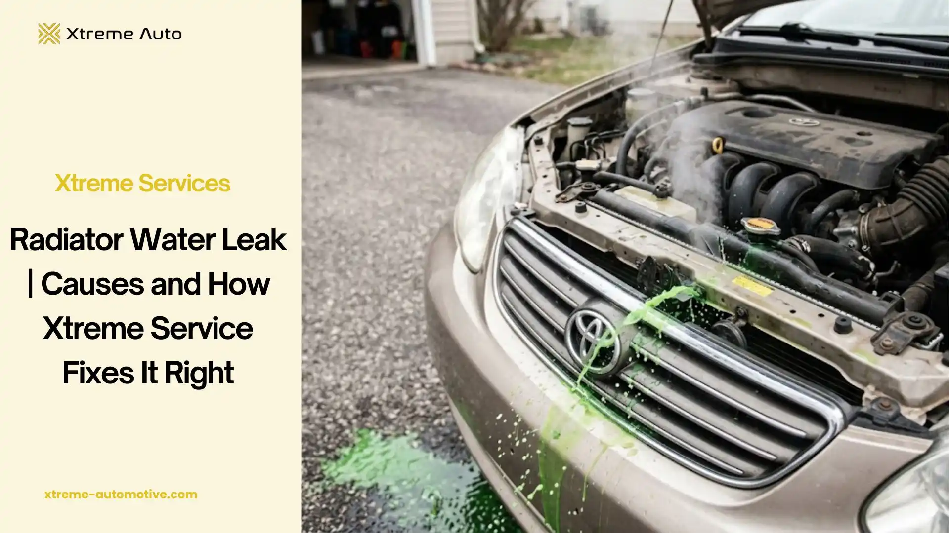 radiator water leak