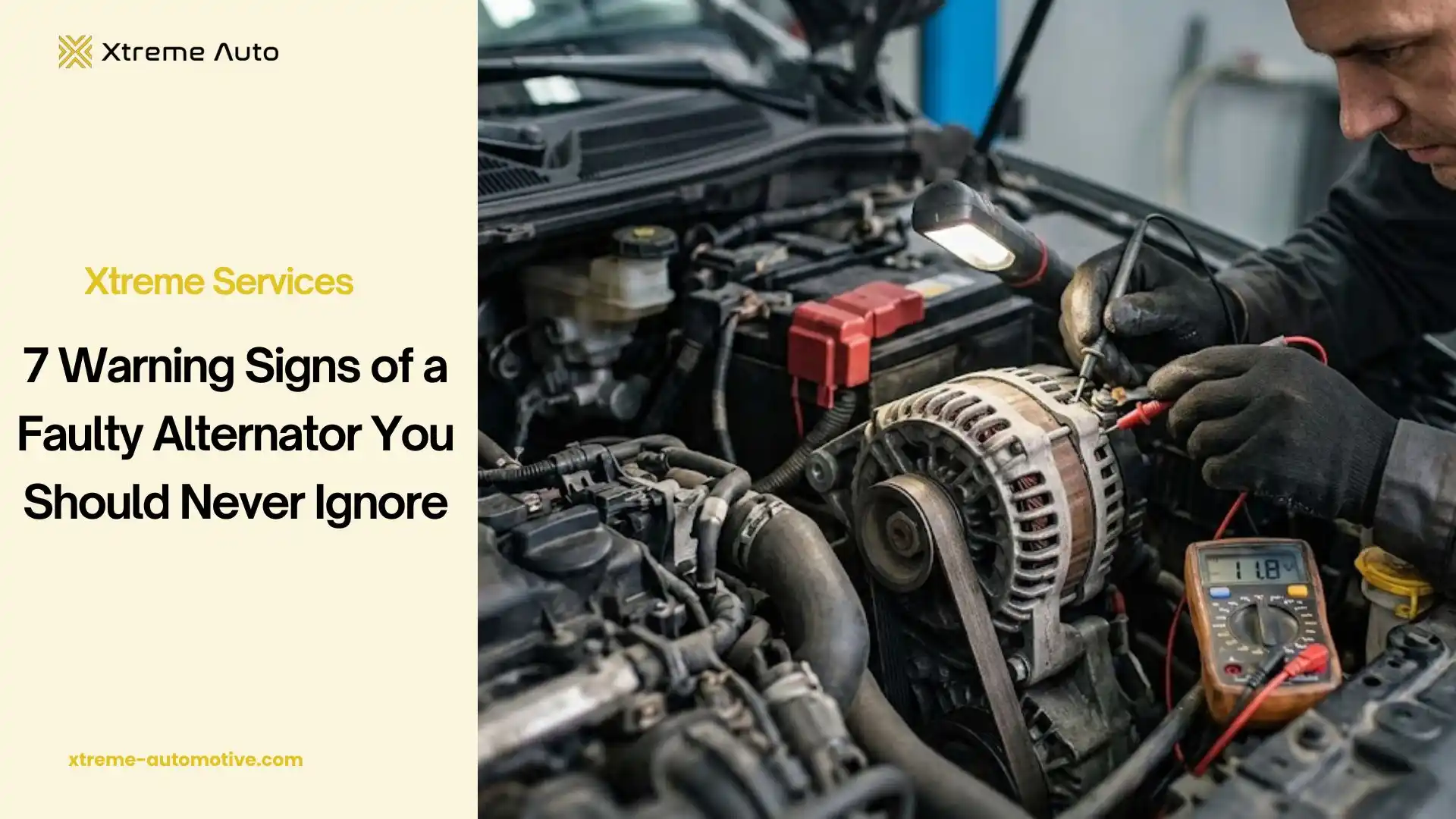 signs of a faulty alternator