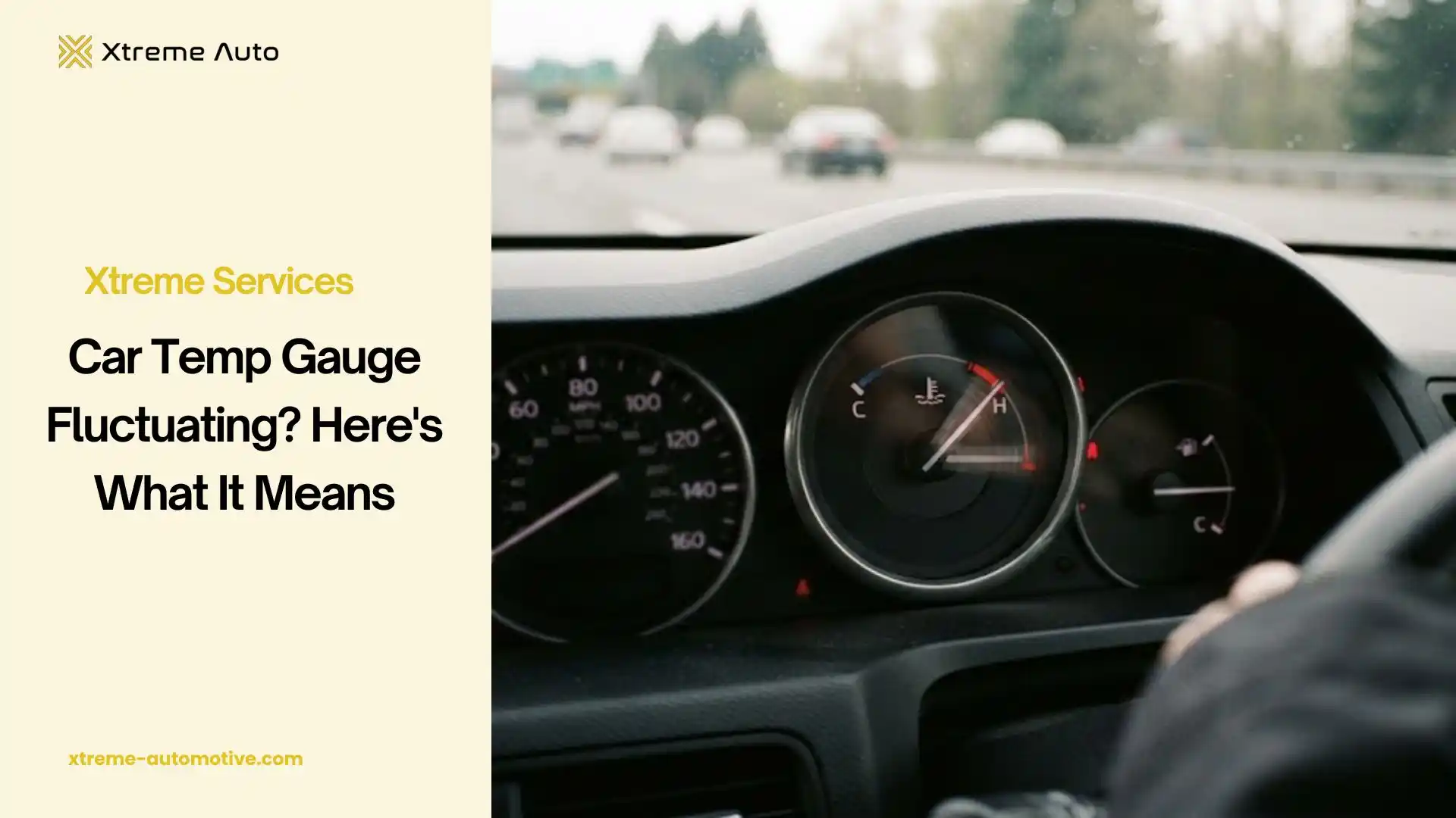 car temp gauge fluctuating