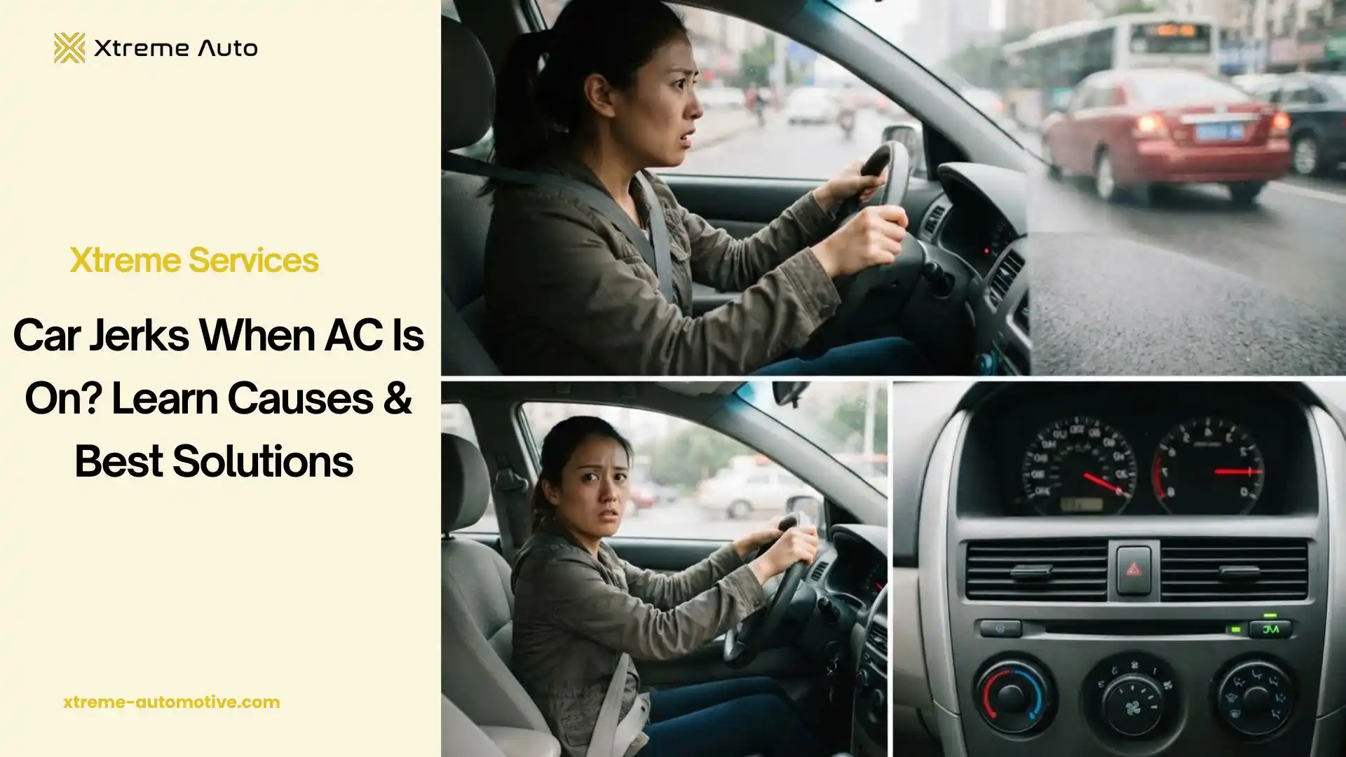 car jerks when ac is on