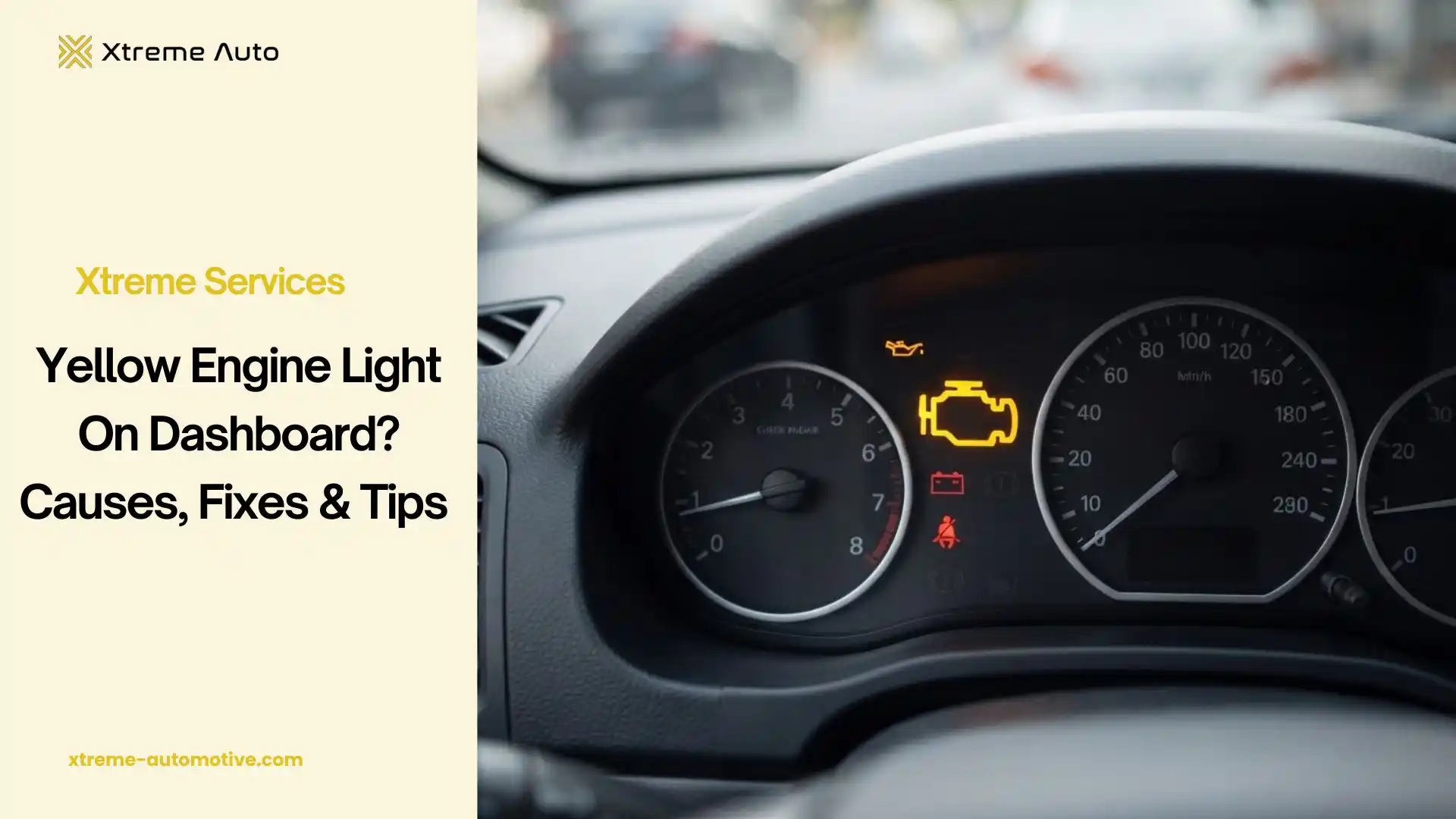 yellow engine light on dashboard