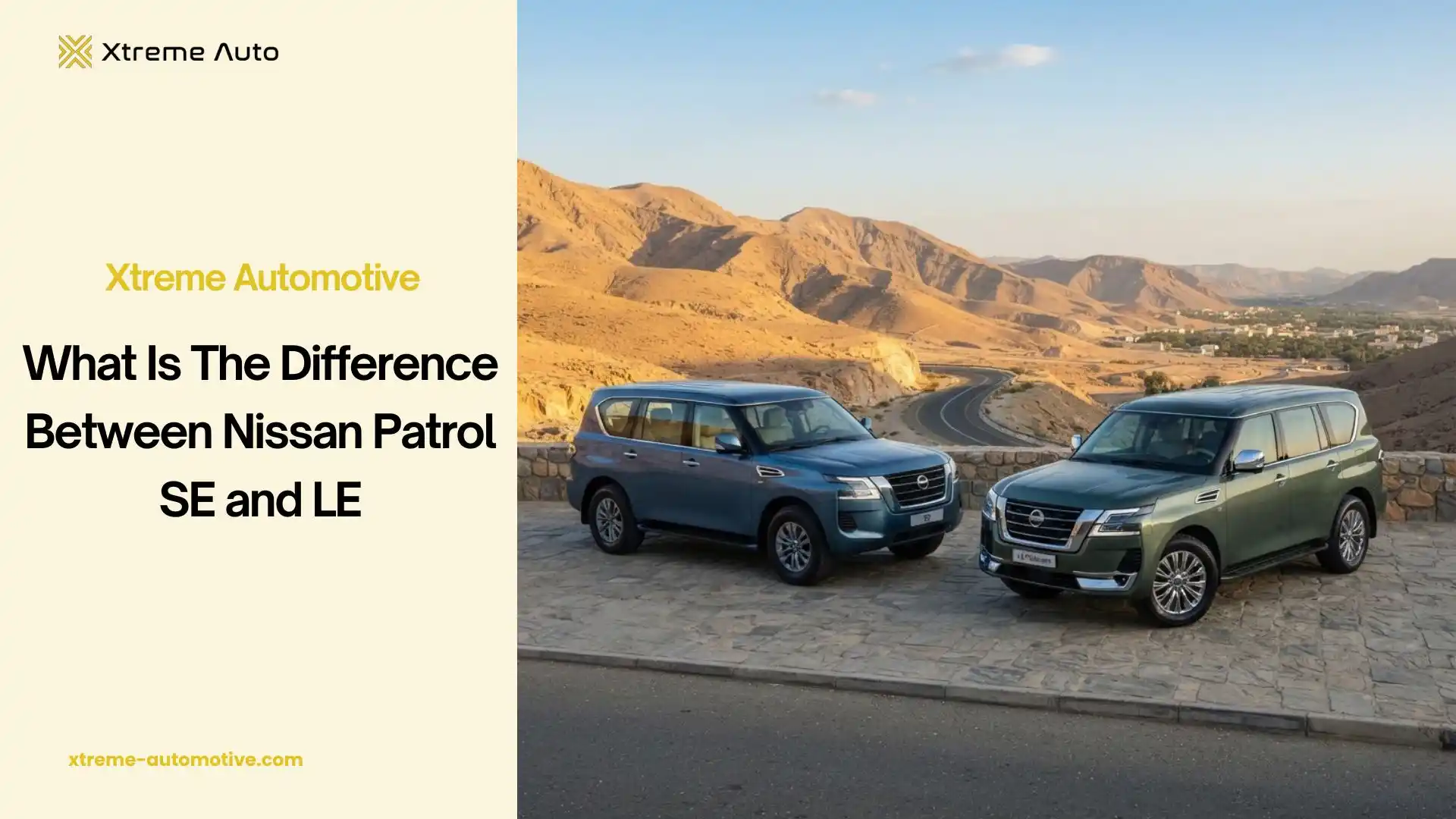 difference between nissan patrol se and le